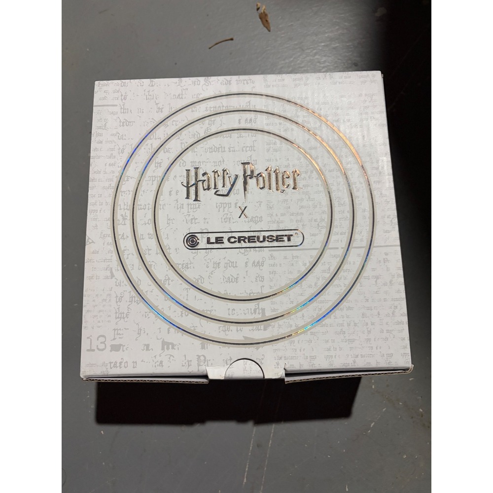 Le Creuset x Harry Potter Set of 4 Seoul 17cm Plates Hogwarts Houses New
